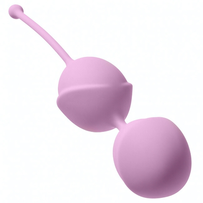 Большие шарики в силиконовой оболочке Sweet Kiss (нежно-розовый ) (Цвет: нежно-розовый)