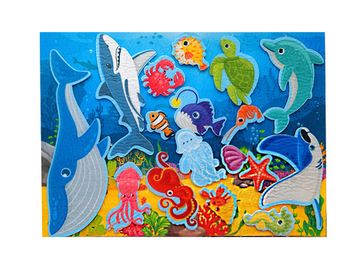 Набор из фетра на липучках "Водный мир" (европодвес)