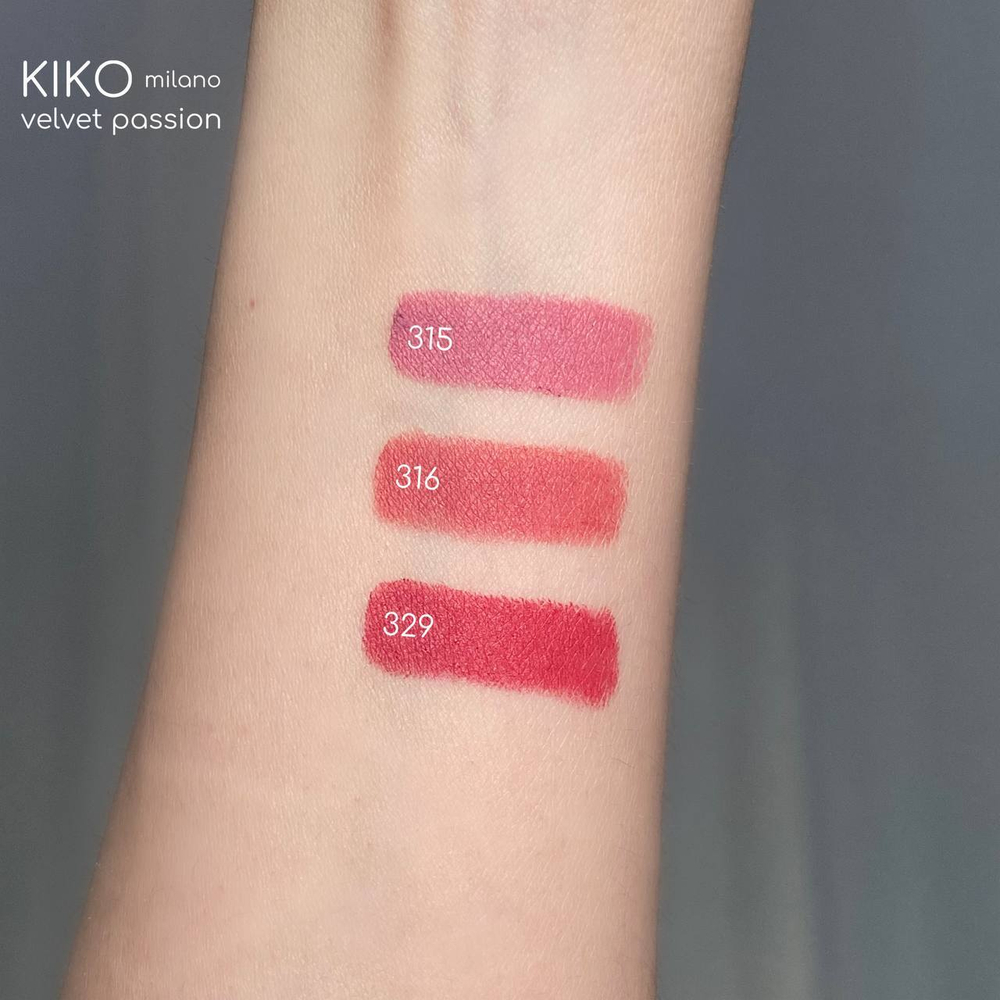 Помада KIKO Milano Velvet Passion Matte Lipstick 315