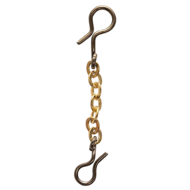 Цепочка Helios CZM-GO2-3-20 с застёжками №2-№3 20мм Go 3шт