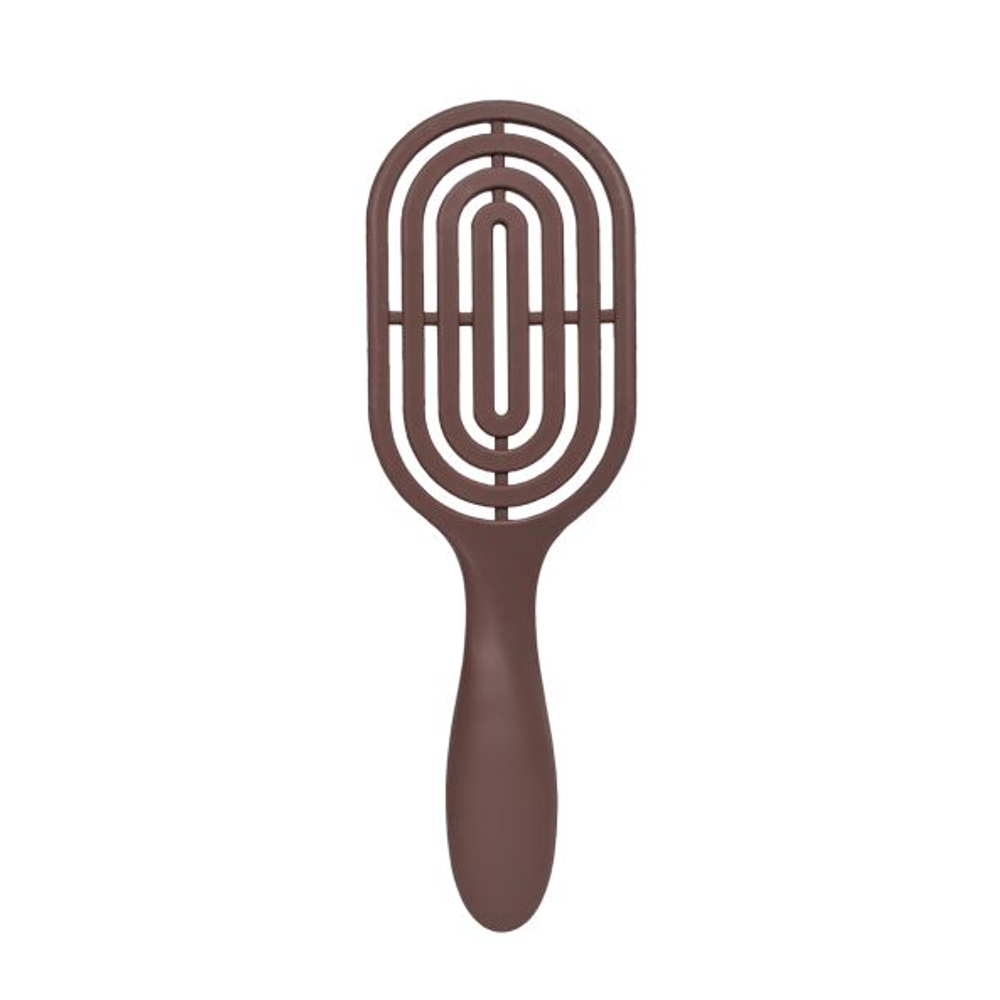 Расческа для волос с натуральной щетиной SOLOMEYA Hair Brush With Natural Boar Bristle Brown