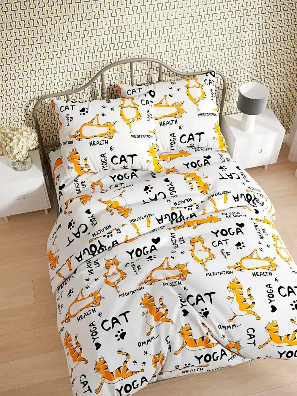 Ткань для пошива "Yogacat" Сказка бязь, длина 8 м., ширина 2,2 м.