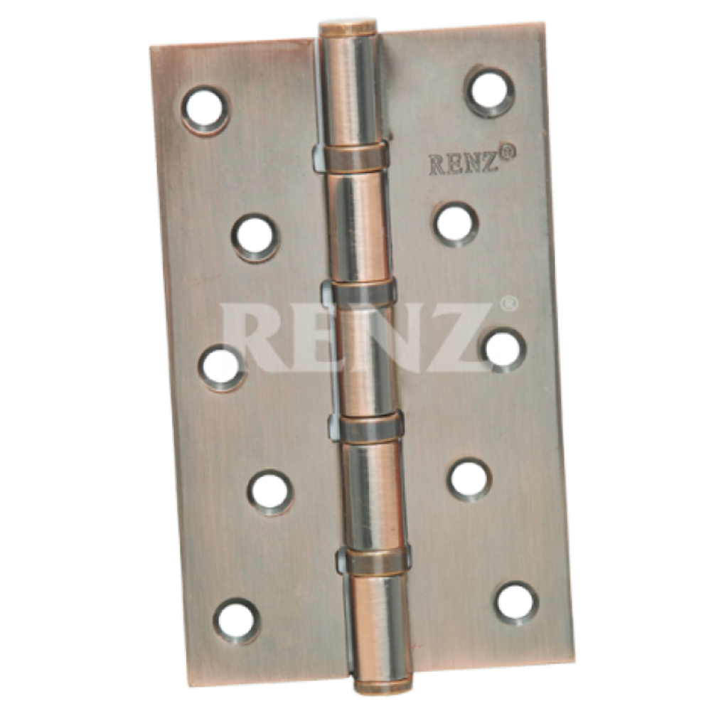 [ТОВАРА НЕТ В НАЛИЧИИ] Петля врезная Ренц 125х75х2,5 - 4BB FH AC, цвет медь (гарантия - 12 месяцев)