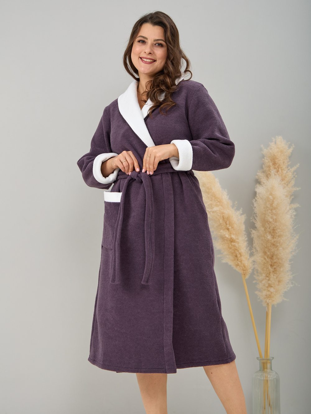 Халат Хмн-041/лиловый