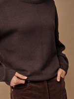 J0428-8092 Джемпер женский, темно-коричневый dbr