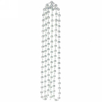 Бусы на ёлку 2м «Капельки», Перламутр