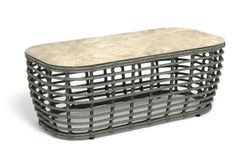 "Ницца" лаунж-зона из искусственного ротанга, цвет серый