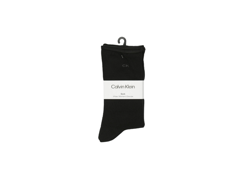 носки 3 пары Calvin Klein - черный(701218770)