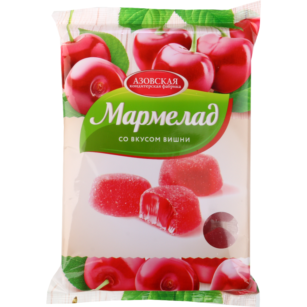Мармелад Азовская Кондитерская Фабрика со вкусом вишни 300 гр