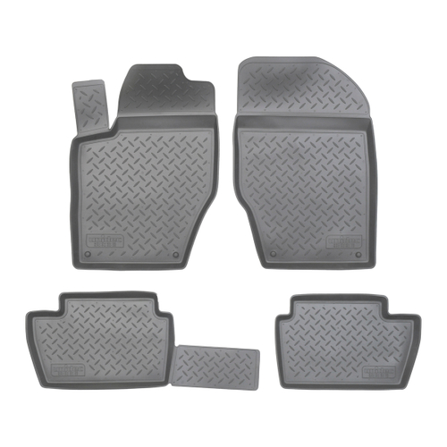 Ковры в салон Norplast/Unidec для Peugeot 307 (2001-2008), Серый, арт.NPL-Po-64-36-G
