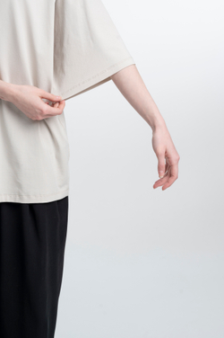 Футболка oversize из легкого трикотажа