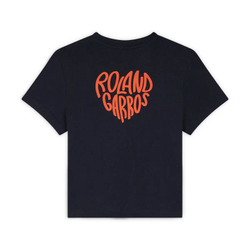 Женская теннисная футболка Roland Garros Heart Heritage - navy blue