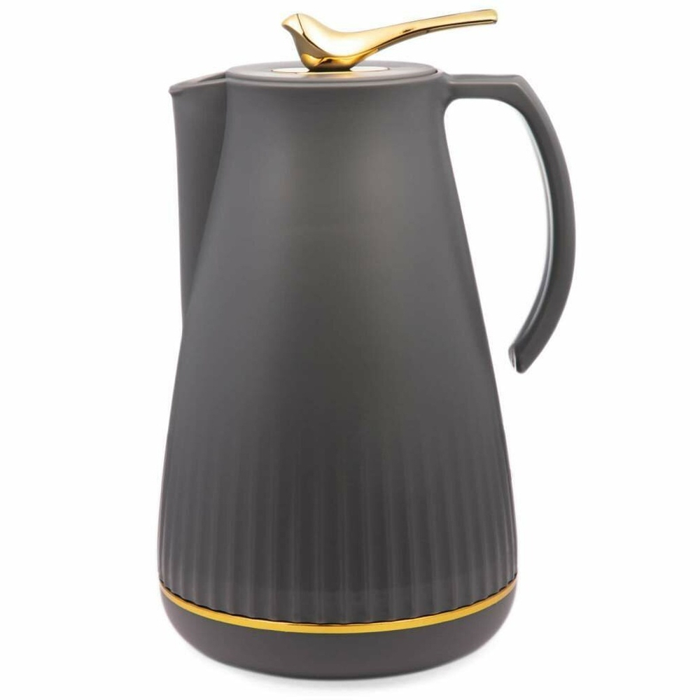 Термос 0,95л со стеклянной колбой, крышка с клапаном, 734-202