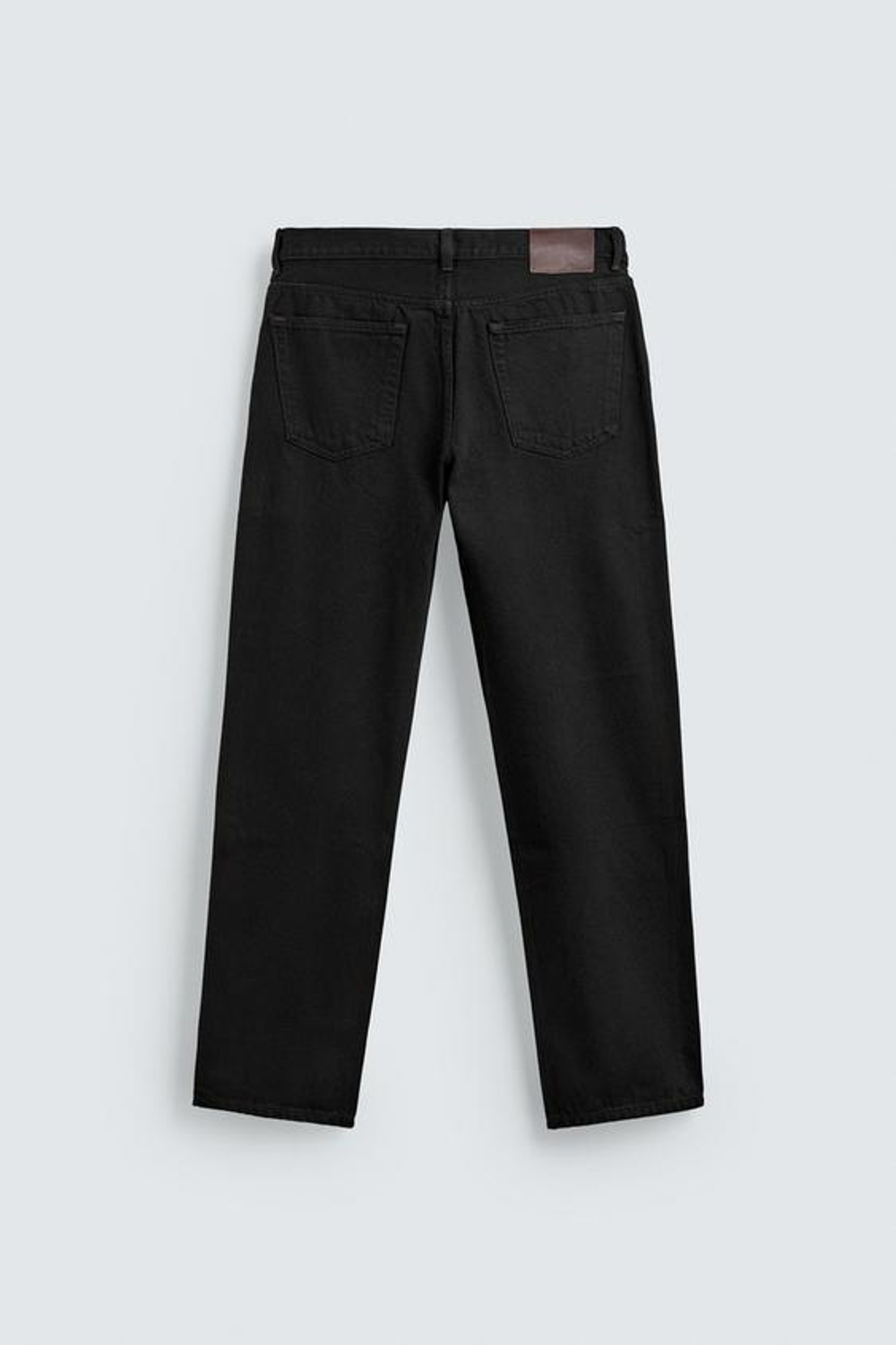 ZARA ДЖИНСЫ STRAIGHT FIT, ЧЕРНЫЙ