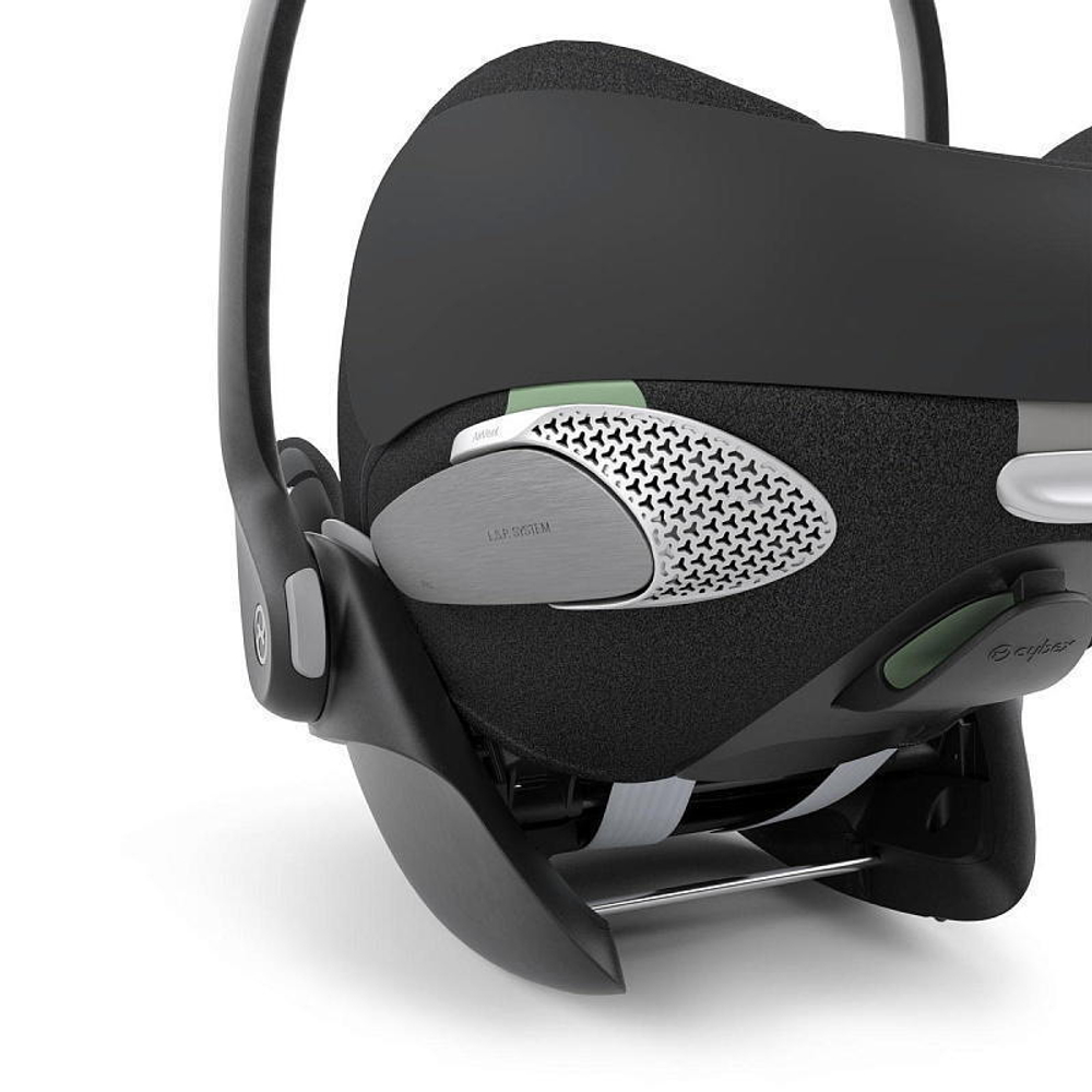 Коляска 3 в 1 Cybex Priam IV Matt Black complete и автокресло Cloud T i-Size Sepia Black Plus Off White