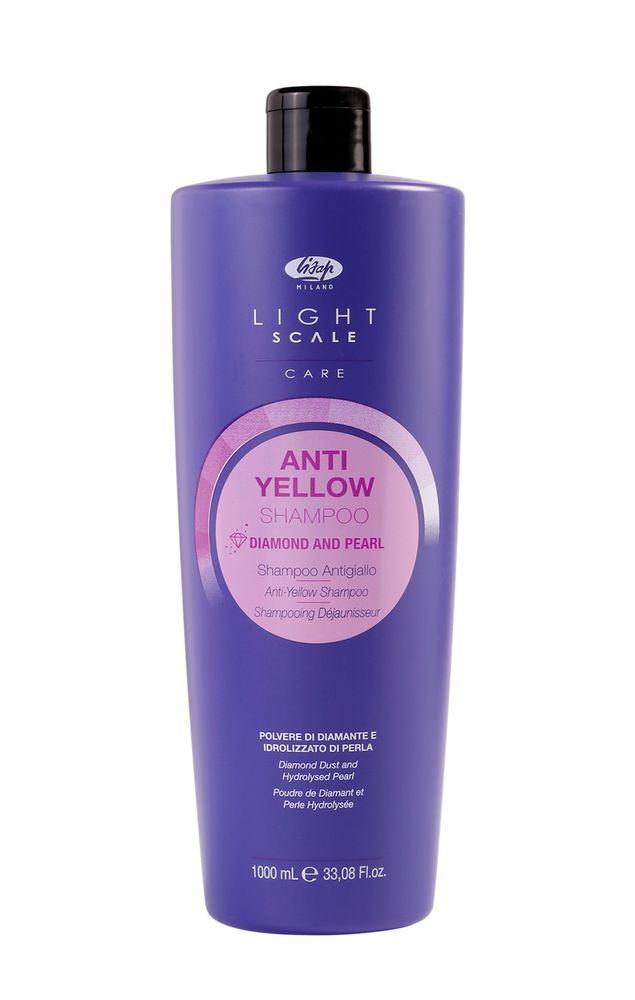 Шампунь для осветленных, мелированных и седых волос – “Light Scale Care Anti Yellow Shampoo”  (1000  мл)