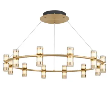 Подвесная люстра 36W 4000K 4323-12P золото матовое Jongleur Favourite