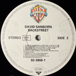 David Sanborn - Backstreet (Германия 1983г.)