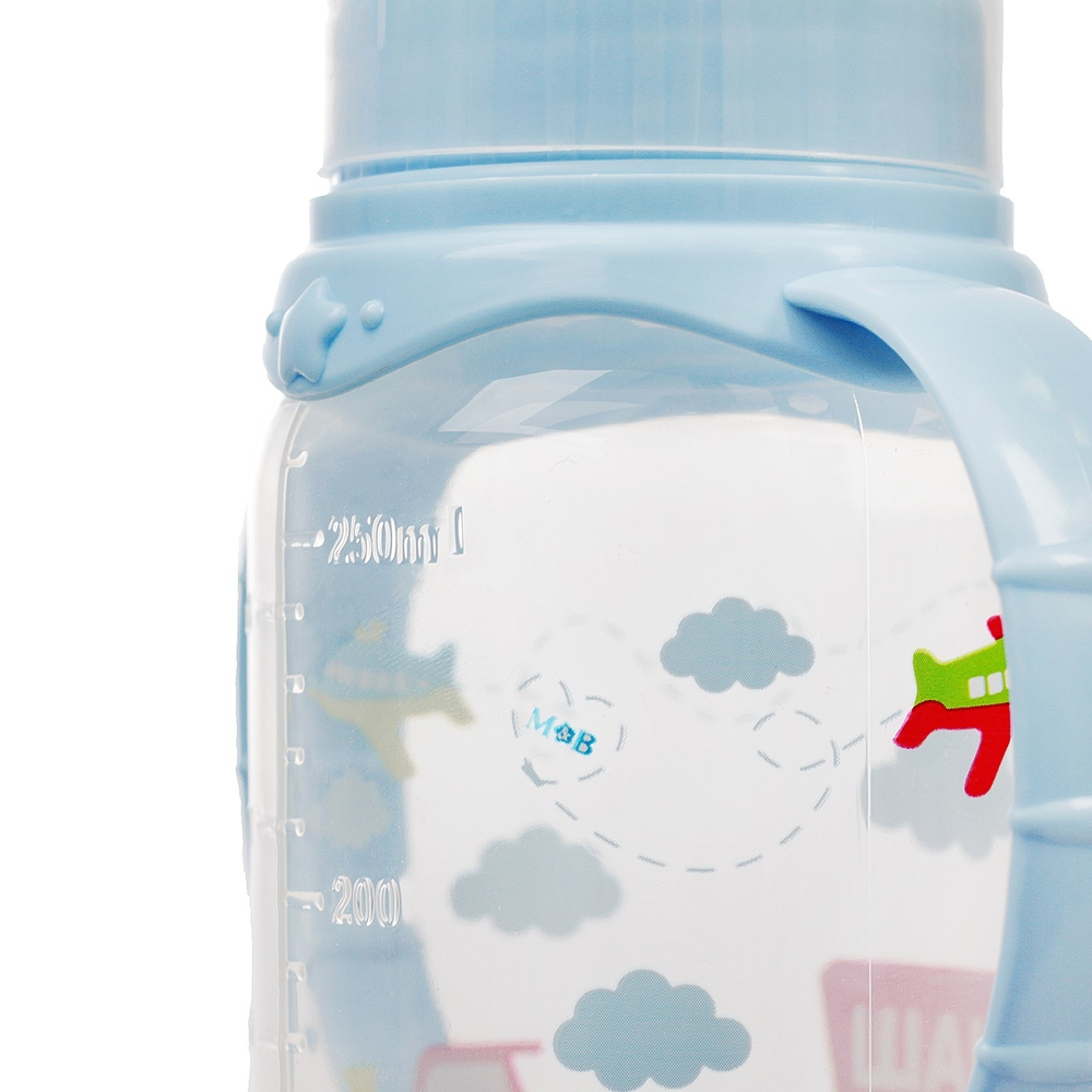 Бутылочка для кормления «Сыночек» детская классическая, с ручками, 250 мл, от 0 мес. 2969803