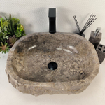 Раковина из мрамора Erozy Grey EM-65560 50*39*15 0887