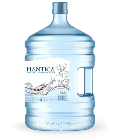 Вода 18,9 л HANTICA в ПЭТ таре (Только для юридических лиц)
