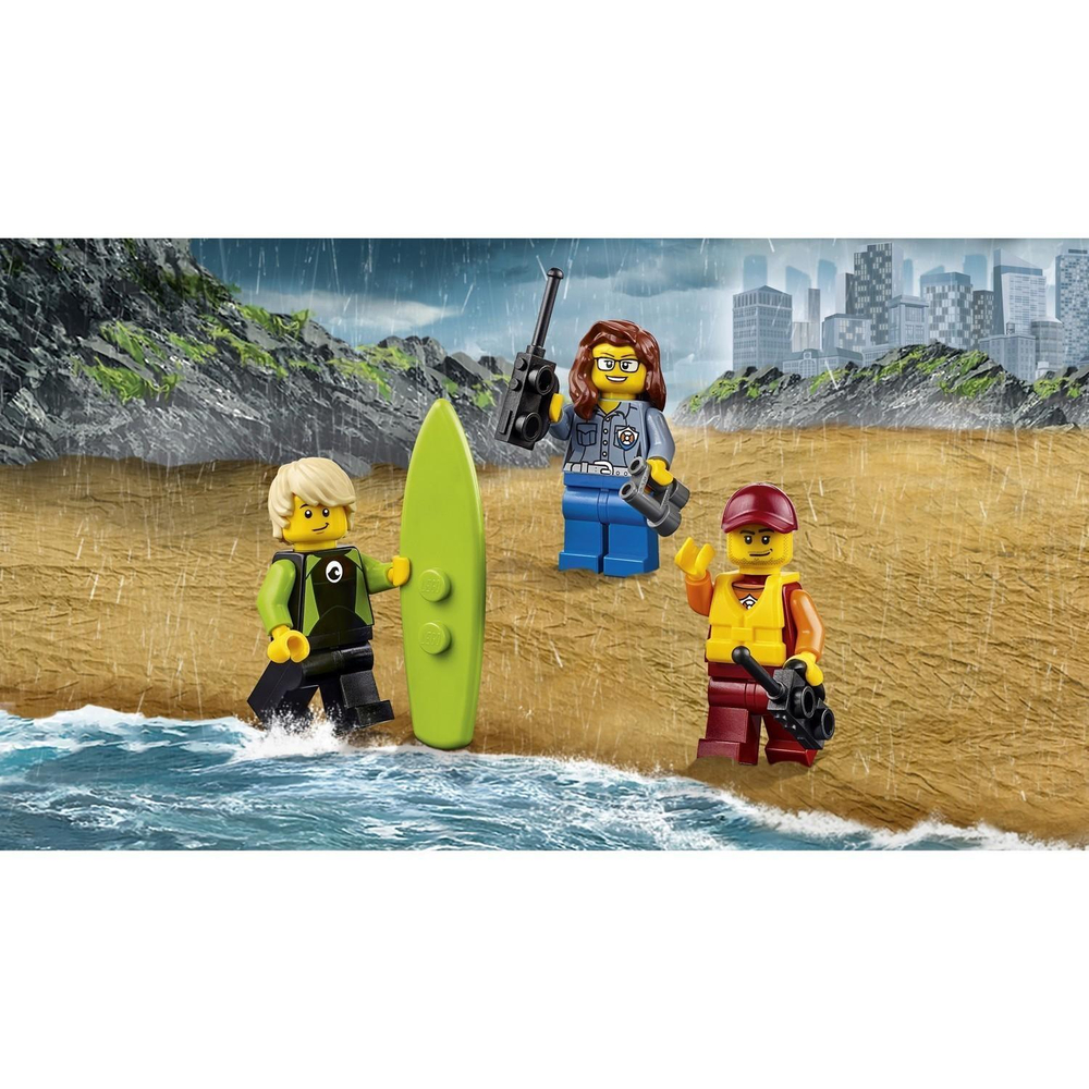 LEGO City: Береговая охрана: Набор для начинающих 60163 — Coast Guard Starter Set — Лего Сити Город