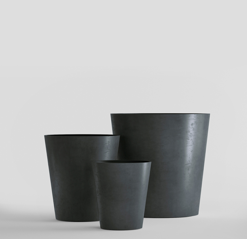 Кашпо, коллекция КОНКРИТ, форма СВОД