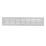 Вентиляционная решетка Благовест 60x300, серебро