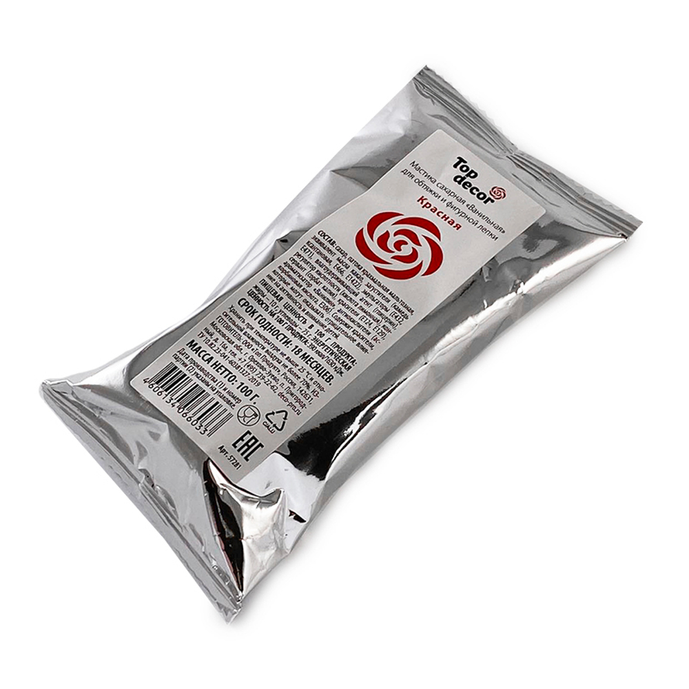 Мастика Топ-продукт красная 100 гр