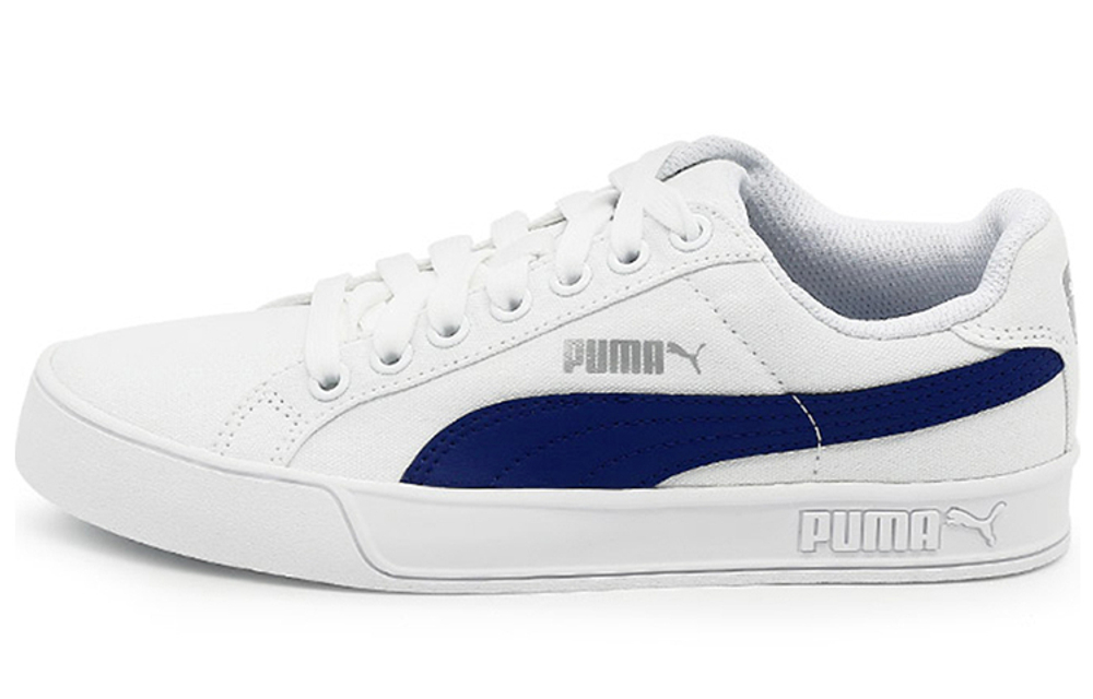 Кроссовки PUMA Smash Vulc Cv White Blue, 359914-01