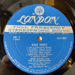 Винтажная виниловая пластинка LP John Mayall and The Bluesbreakers Bare Wires (Japan 1970) (No Obi)