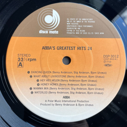 Винтажная виниловая пластинка LP ABBA АББА, ABBA's Greatest Hits 24 (Япония 1980) (Оби)
