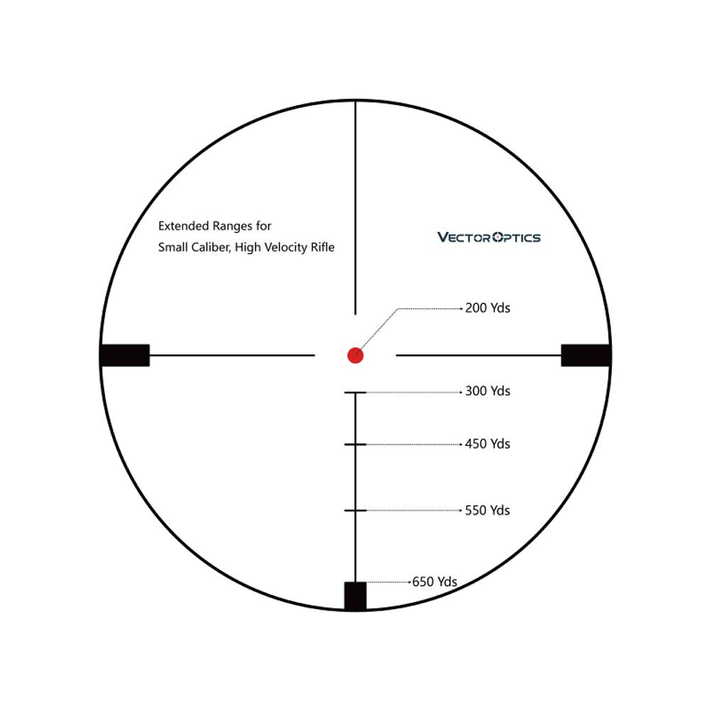 Оптический прицел Vector Optics Hugo 6-24x50 SFP (установка на Тигр, СВД, Вепрь 308 СОК-95 / Сетка VOI-10BDC / с подсветкой )