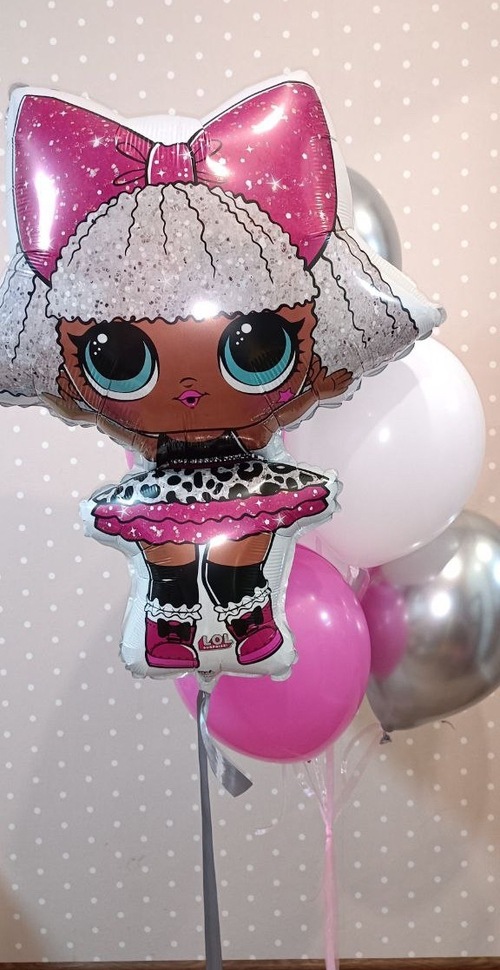 Кукла лол с воздушными шарами