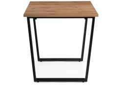 Стол раскладной Лота Лофт 120(160)х75х75 25 мм дуб делано темный / матовый черный