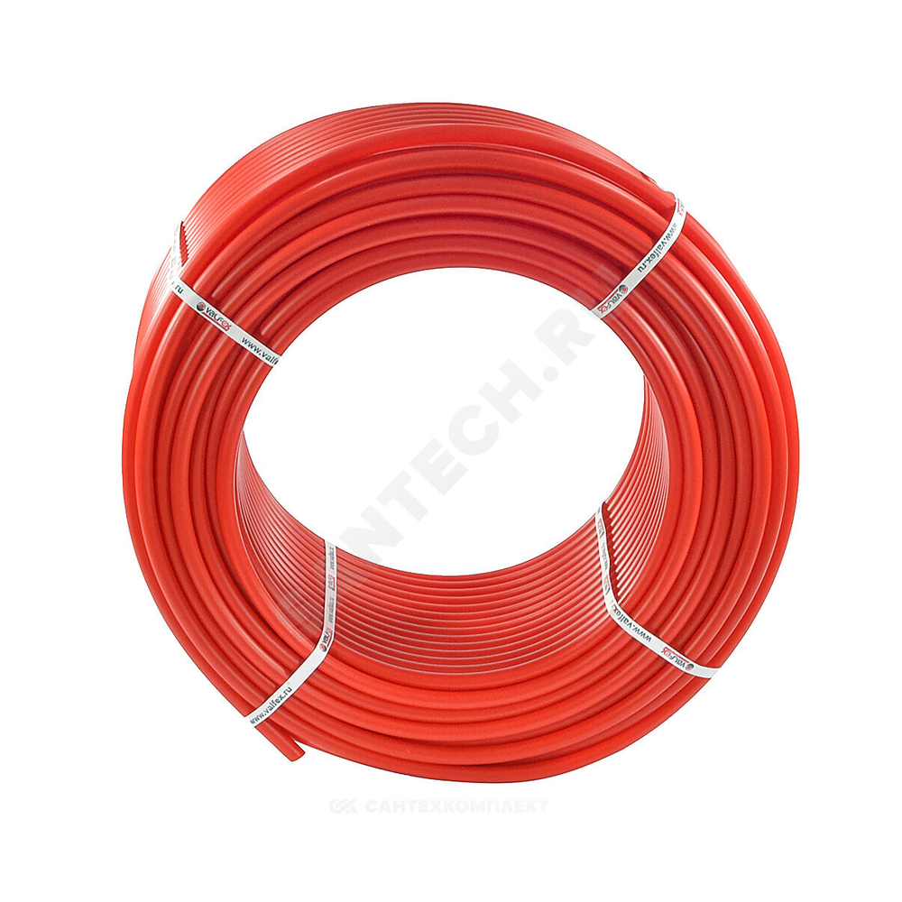Труба PE-RT красная Дн 16х2,0 Тмакс=95C бухта 160м VALFEX 10104116P-0160