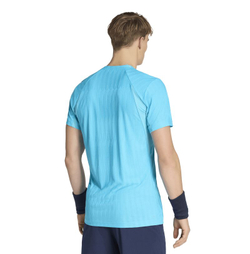 Мужская теннисная футболка Adidas Freelift - signal cyan