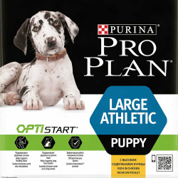 Pro Plan Puppy Large Athletic - сухой корм для щенков крупных пород атлетического телосложения (курица/рис)