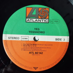 Винтажная виниловая пластинка LP Yes Yesshows (Germany 1980)