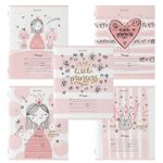 Тетрадь 12 л. BRAUBERG, линия, обложка картон, "ПРИНЦЕССА", 106470, 5шт