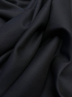 Шерсть костюмно-плательная темно-синяя 120'S