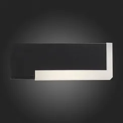 SL096.401.02 Светильник уличный настенный ST-Luce Черный/Белый LED 1*6W 4000K POSTO