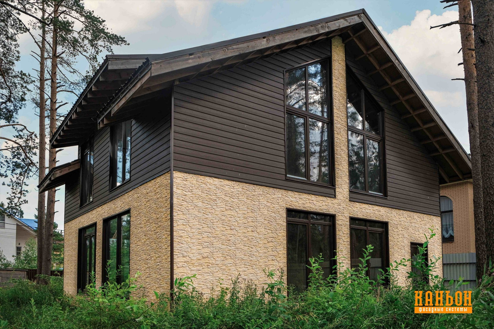 Навесной декоративный камень Каньон, коллекция Сланец