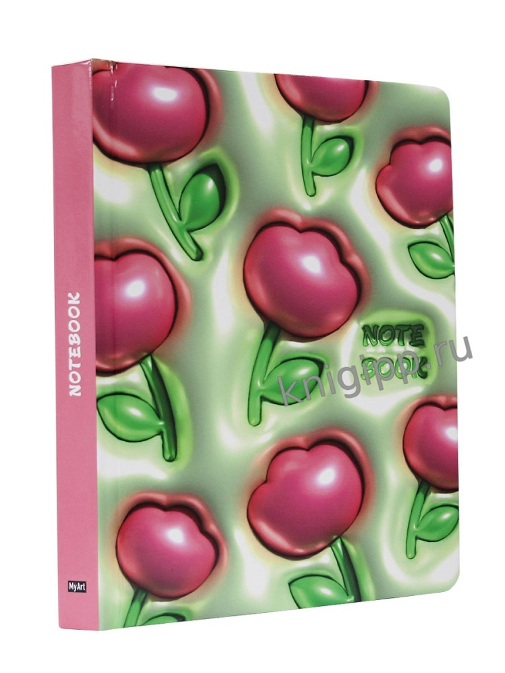 Блокнот А5 7БЦ 160л "3D. Цветочки" кл., глянц.лам.