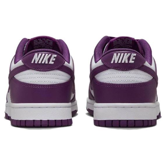NIKE Dunk Кроссовки для скейтбординга Низкие Фиолетово-белые Унисекс