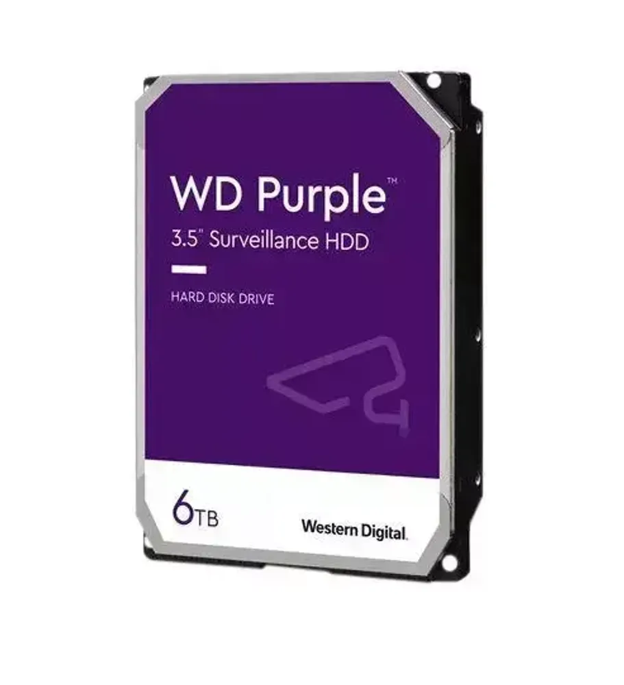 Жесткий диск для видеонаблюдения HDD  6Tb Western Digital Purple SATA 6Gb/s 256Mb 3,5&quot; WD63PURU