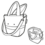 Сумка детская shopper xs abc friends blue