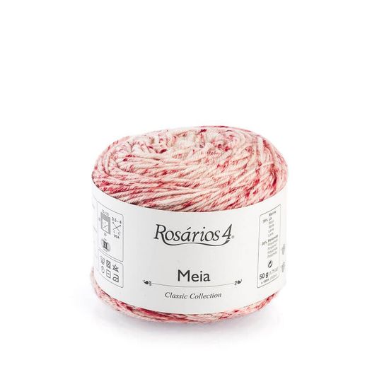 Пряжа ROSARIOS 4 Meia (70% меринос, 30% полиамид)