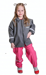 Куртка непромокайка р.134 серая (Smail)