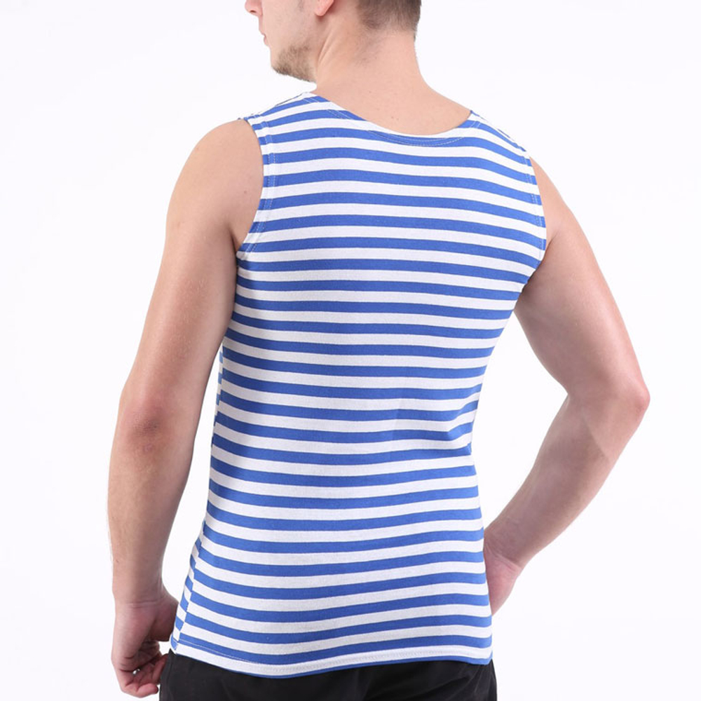 Майка-тельняшка ГОСТ (голубой)